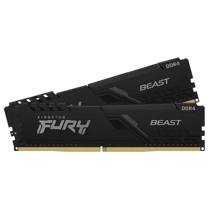 Imagem de Memória RAM Kingston Fury Beast, 64GB (2x32GB), 3600MHz, DDR4, CL18, Preto - KF436C18BBK2/64