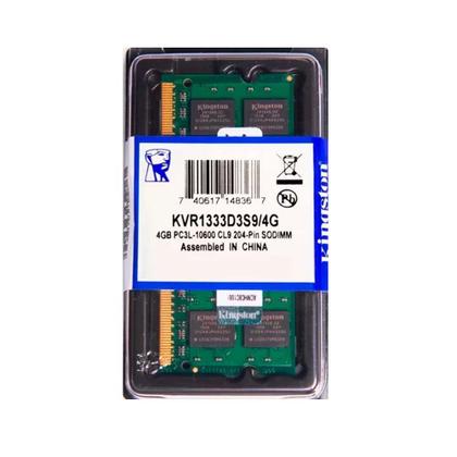 Imagem de Memória RAM para Notebook DDR3 4GB 1333MHz Kingston KVR1333D3S9 4G