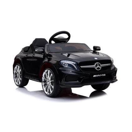 Imagem de Mercedez-bens preta12 v com 2 motores e controle remoto bang