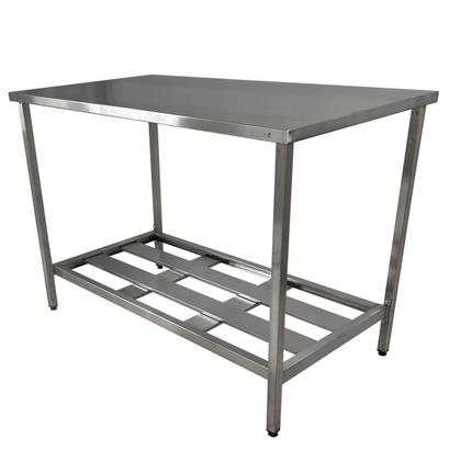 Imagem de Mesa Aço Inox Profissional 100x60x90 cm Nortinox