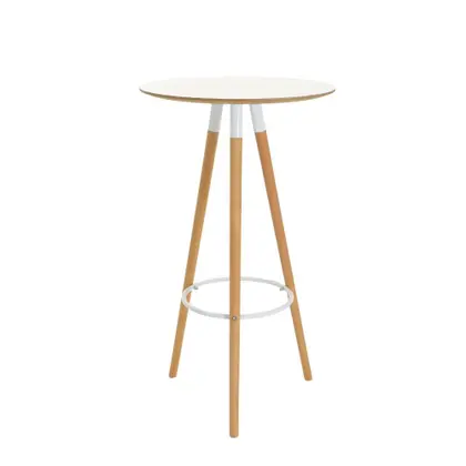 Imagem de Mesa Alta Bistro Para Banquetas Madeira Eventos