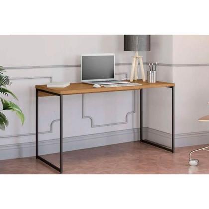 Imagem de Mesa Computador Casal Industrial LI003 Freijo/Preto - Kappesberg