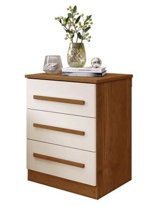 Imagem de Mesa de Cabeceira 03 Gavetas Império Benetil