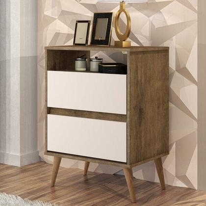 Imagem de Mesa de Cabeceira 2 Gavetas Lotus