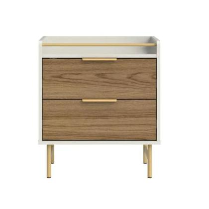 Imagem de Mesa de Cabeceira 2 Gavetas Yves Freijó e Off White