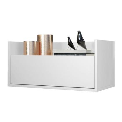 Imagem de Mesa de Cabeceira 60 cm Suspensa Multimóveis Branca