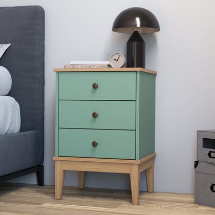 Imagem de Mesa de Cabeceira - Colonial 450cm X 660cm X 380cm 3 Gavetas