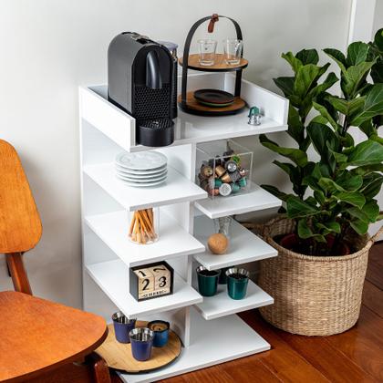 Imagem de Mesa de Cabeceira Decoração Canto do Café Criado Apoio Lar