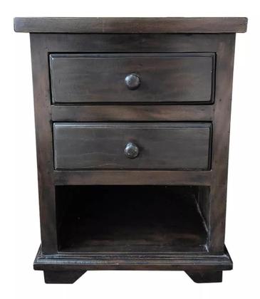 Imagem de Mesa De Cabeceira Mesa De Canto Mesa Lateral 2 Gavetas