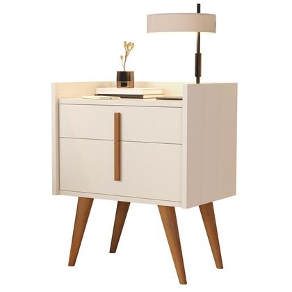 Imagem de Mesa De Cabeceira Quarto Retrô Decorativa Canto Lateral - Davi GB Plus