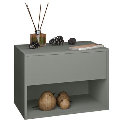 Imagem de Mesa de Cabeceira Suspensa 1 gaveta e nicho