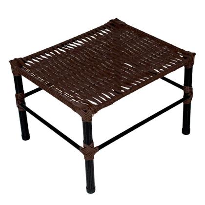 Imagem de Mesa de Centro para Área Externa Retangular Bela em Fibra Sintética 60cm Acesse Móveis