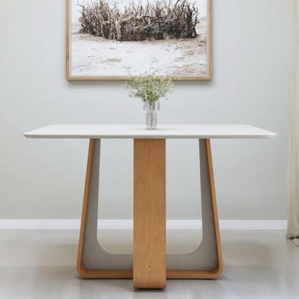 Imagem de Mesa de Jantar Retangular 120cm com Tampo em Mdf Sintonia