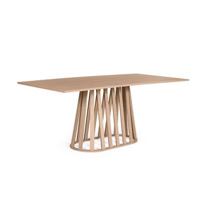 Imagem de Mesa de Jantar Retangular 8 Lugares 200x90cm Gabi Jade - Straub Web