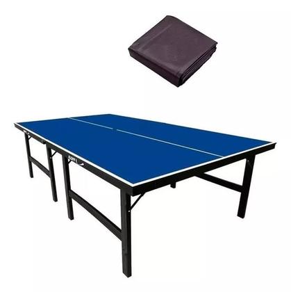 Imagem de MESA DE PING PONG OFICIAL MDF 18mm Klopf 1019 ORIGINAL + Capa Para Mesa Aberta