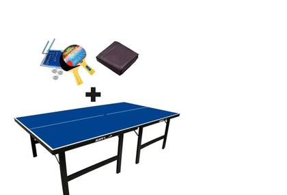 Imagem de MESA DE PING PONG OFICIAL MDP 15mm KLOPF 1001 + KIT completo ping pong Klopf 5031 + Capa