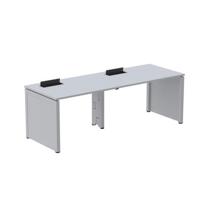 Imagem de Mesa de Plataforma Simples para 2 Pessoas Corporativa 140x792/2p Pscpp140/792/2p