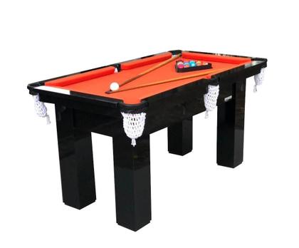 Imagem de Mesa de sinuca bilhar snooker RM3 Engers - laka preta - Base de Ultra Resistente - tecido Laranja