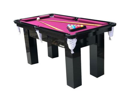 Imagem de Mesa de sinuca bilhar snooker RM3 Engers preta Base de Ultra Resistente tecido Beterraba
