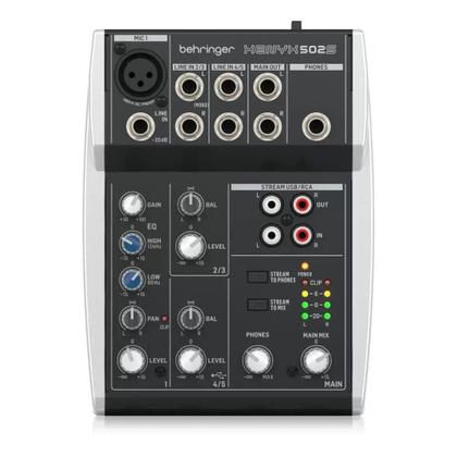 Imagem de Mesa de Som Behringer Xenyx 502S com 5 Canais