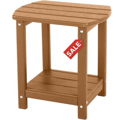 Imagem de Mesa lateral externa GARDENSTAR Adirondack Square com armazenamento de 2 níveis