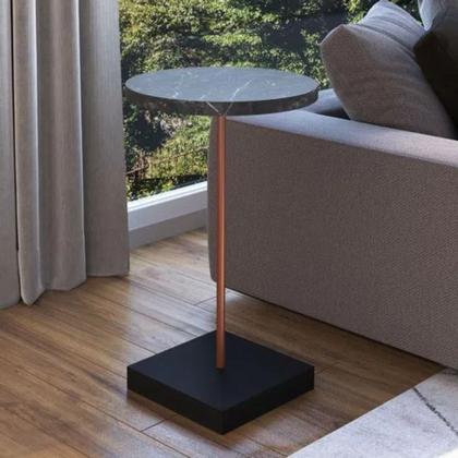 Imagem de Mesa Lateral Redonda Tube  Artesano