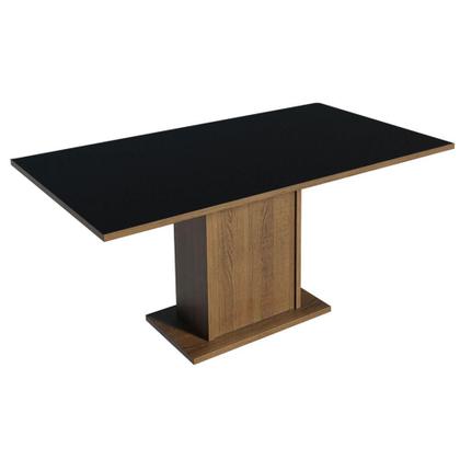Imagem de Mesa Madesa Retangular Tampo de Madeira 5275 Rustic/Preto