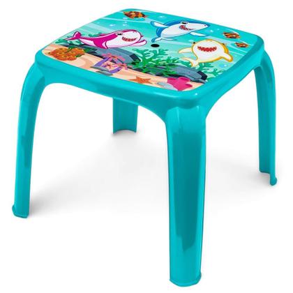 Imagem de Mesa Mesinha Infantil Plástico Educativa Resistente Estudar Lanchar Brincar