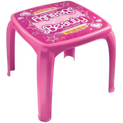 Imagem de Mesa Mesinha Infantil Plástico Educativa Resistente Estudar Lanchar Brincar