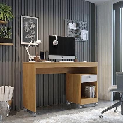 Imagem de Mesa para Computador Ambiente Giga Cinamomo Off White - Valdemóveis