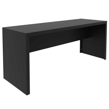 Imagem de Mesa Para Escritório Escrivaninha 180cm Me4185 Preto Tecnomobili para Estudos Computador