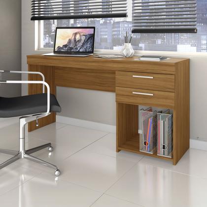 Imagem de Mesa para Escritório Home 2 Gavetas Freijó - Pnr Móveis