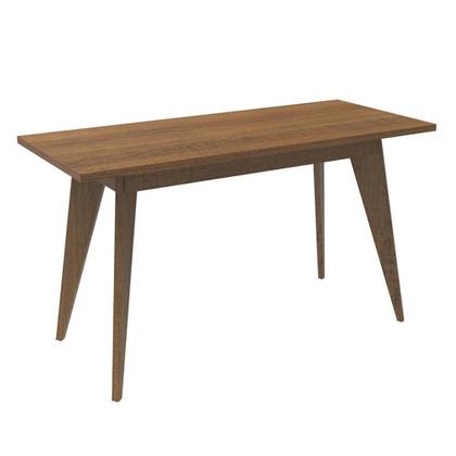 Imagem de Mesa Retangular para Escritório com Tampo de Madeira Madesa