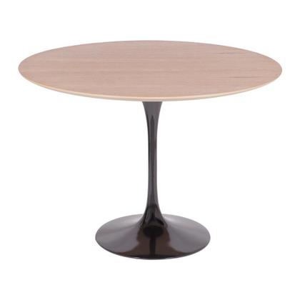Imagem de Mesa Saarinen Redonda Freijó 107cm - Base Preta