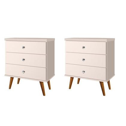 Imagem de Mesas de Cabeceira 3 Gavetas Status