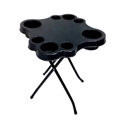 Imagem de Mesinha Pestiqueira Dobrável Reforçada  Lazer Piscina Churrasco Varias Cores