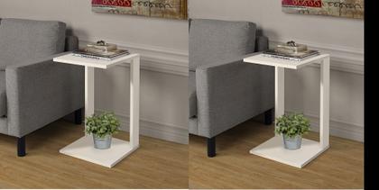 Imagem de Mesinhas De Cabeceira Canto Lateral Decor Clássica Namur Off