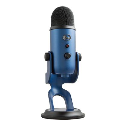 Imagem de Microfone USB Logitech Blue Yeti para Criadores - Streaming, Podcast, Jogos - 4 Padrões Polares