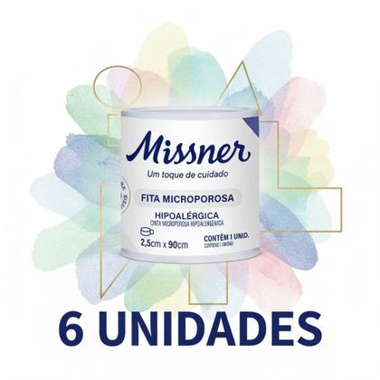 Imagem de Micropore Branco  Fixação Confortável 2,5cm x 90cm C'6 un