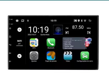 Imagem de Midia 7lelong Le 6317 Carplay 2ran 32g Universal Comando Voz