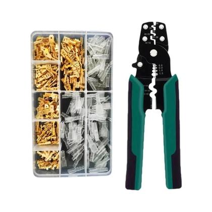 Imagem de Mini Alicate De Crimpagem Elétrico Multifuncional Para Decapar E Cortar Fios, Kit De Ferramentas