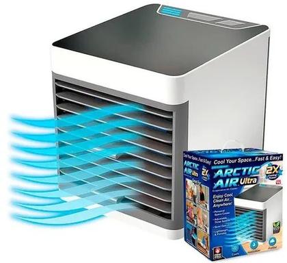 Imagem de Mini Ar Condicionado Climatizador Ventilador Circulador De Ar Individual Portátil Usb 3 Em 1 Led Arctic Air Ultra 