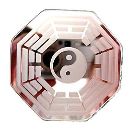 Imagem de Mini baguá espelho jateado 6,5 cm - c/ folheto explicativo