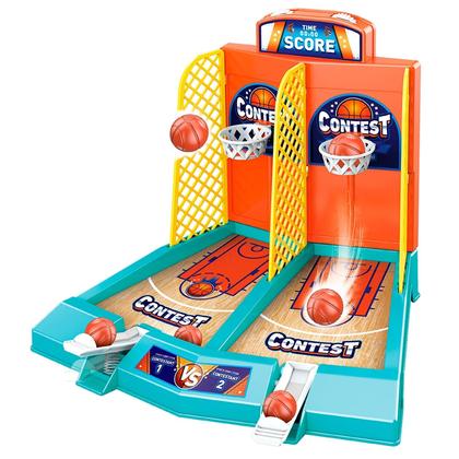 Imagem de Mini Basquete Tabuleiro Duplo 2 Jogadores Brinquedo infantil Com Placar - Zippy Toys