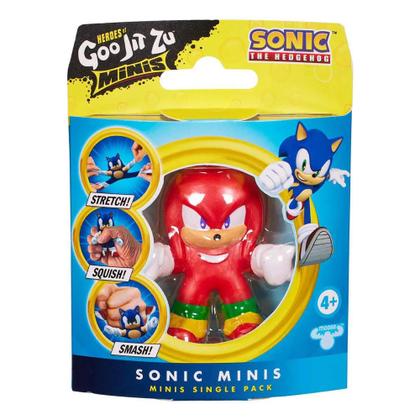 Imagem de Mini Boneco Elástico do Knuckles (Novo) - Goo Jit Zu 