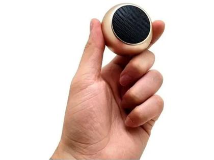 Imagem de Mini Caixinha de Som 3w Bluetooth Portátil Mini Speaker Amplificada Metal - Rosa - Altomex