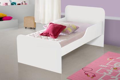 Imagem de Mini Cama Infantil MDF com adesivo de personagens para Meninas