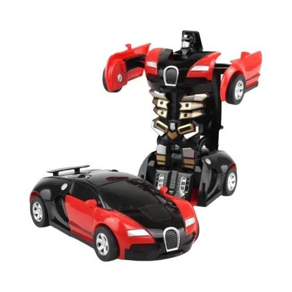 Imagem de Mini Carro Robô 2 em 1 para Meninos - Transformação Automática - Brinquedo Diecast