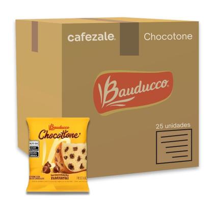 Imagem de Mini Chocotone Bauducco Gotas Chocolate Kit 25 Unidades 80G