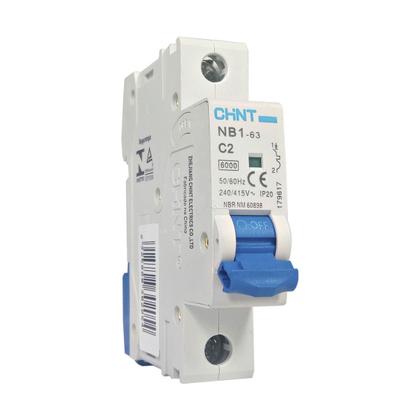 Imagem de Mini Disjuntor  Monopolar 2A  NB1-63 C2  Chint